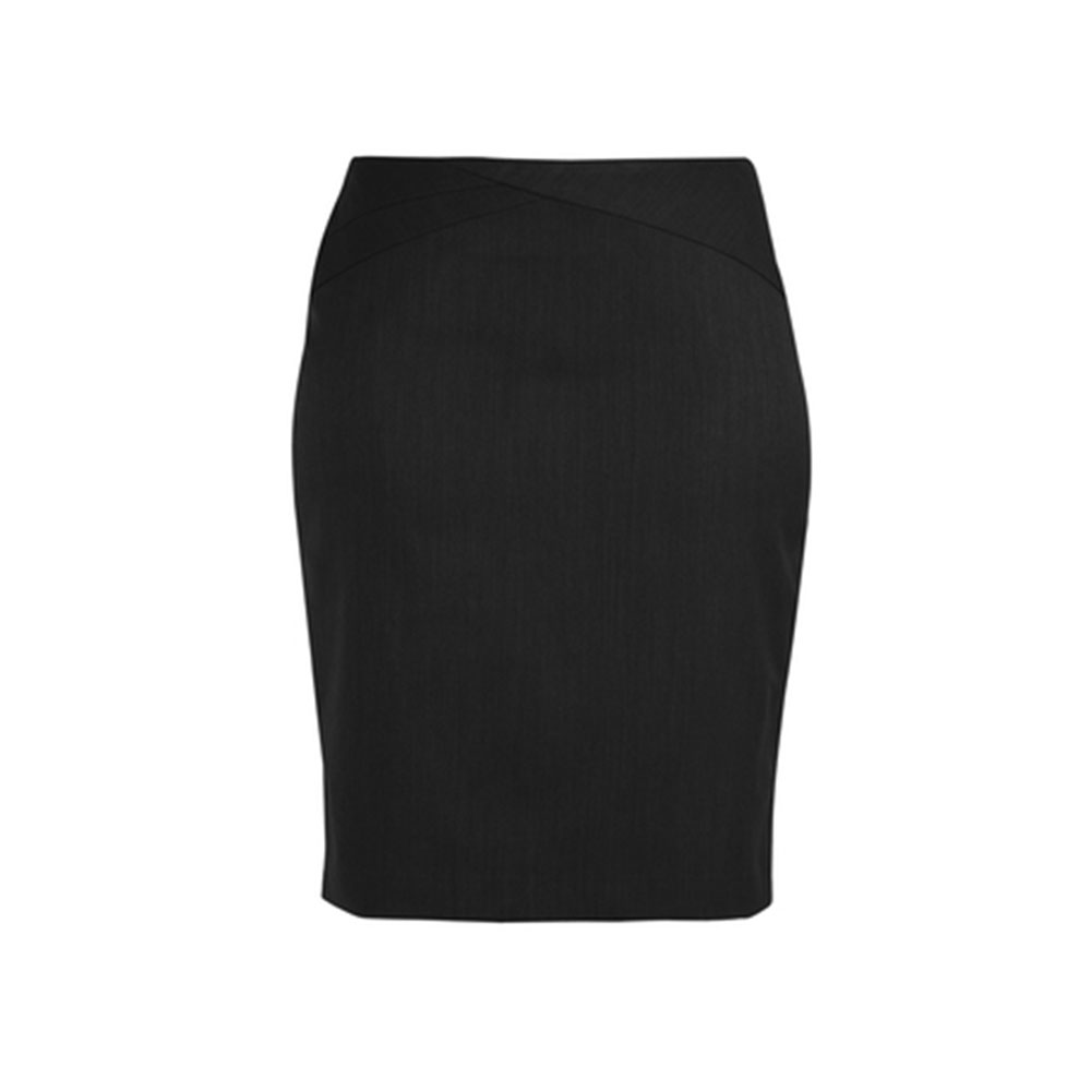 24014_black Ladies Chevron Band Skirt
