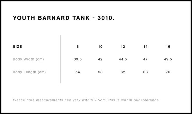 Youth Barnard Tank
