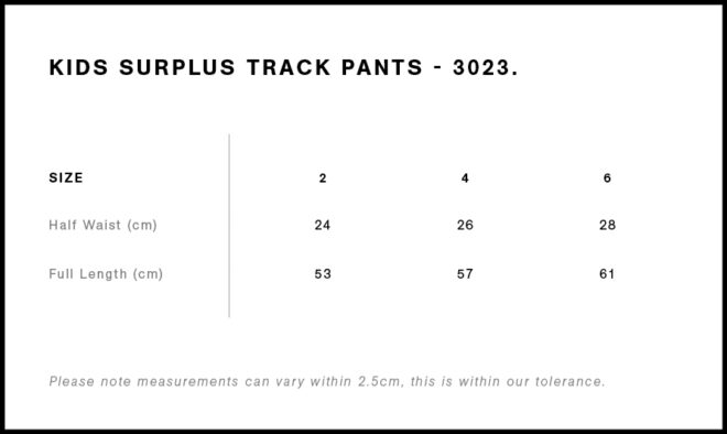 Kids Surplus Track Pants