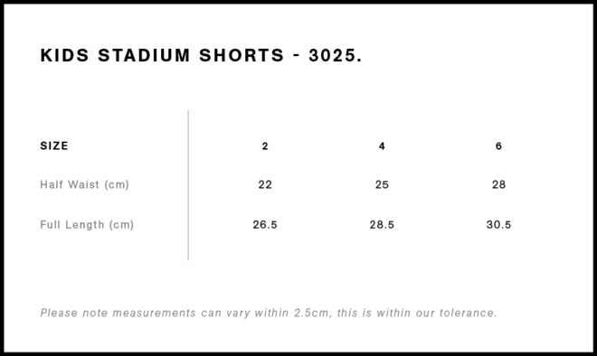 Kids Stadium Shorts