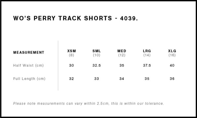 Wo’s Perry Track Short