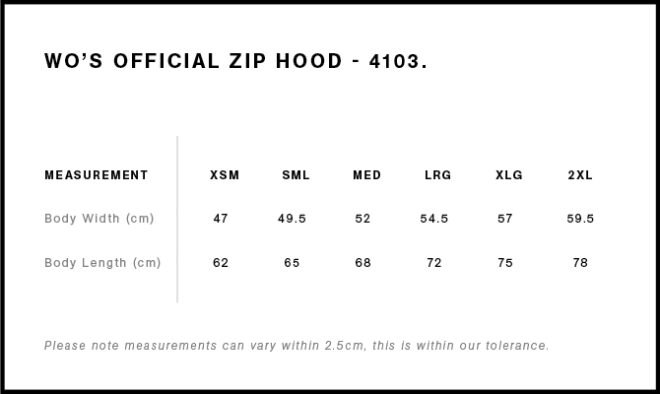 Wo’s Official Zip Hood