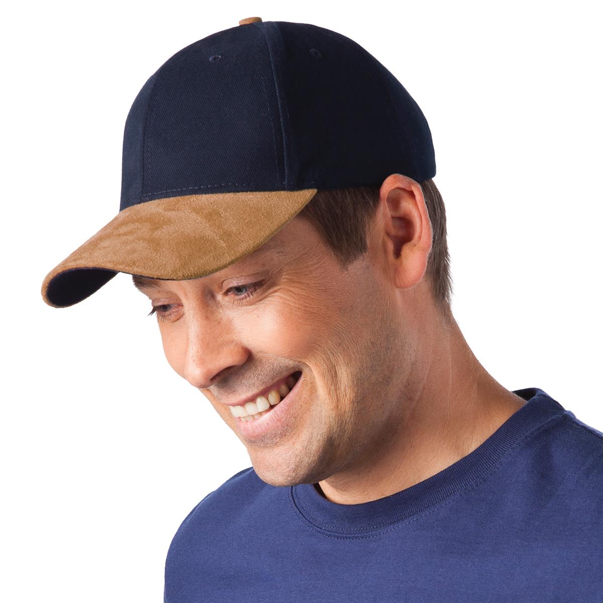 Sueded Peak Cap