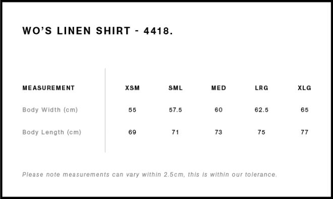 Wo’s Linen Shirt