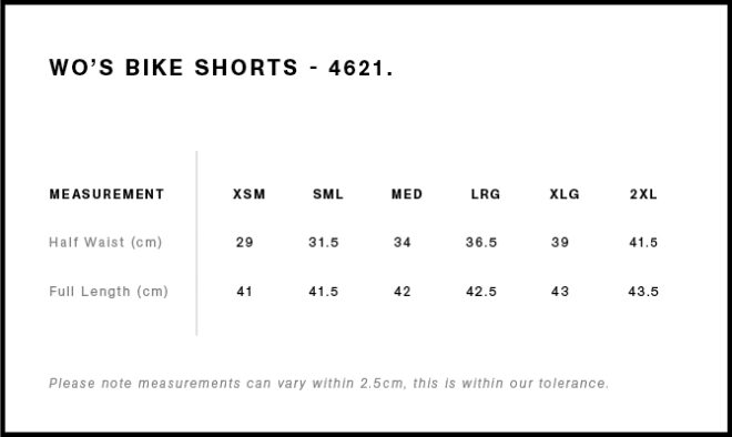 Wo’s Active Bike Shorts