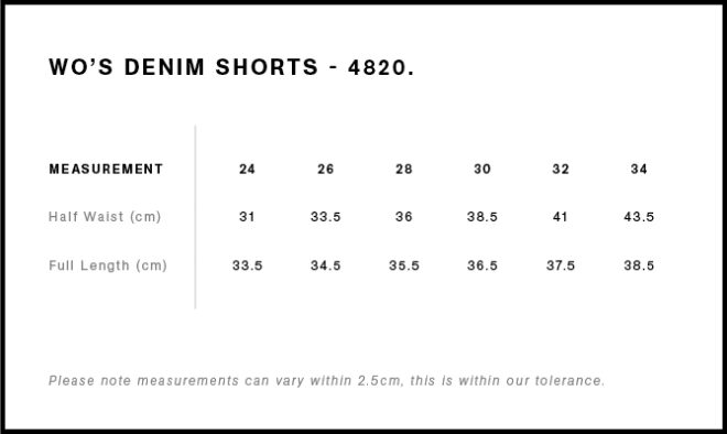 Wo’s Denim Shorts