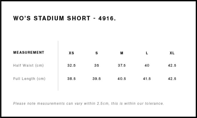 Wo’s Stadium Shorts