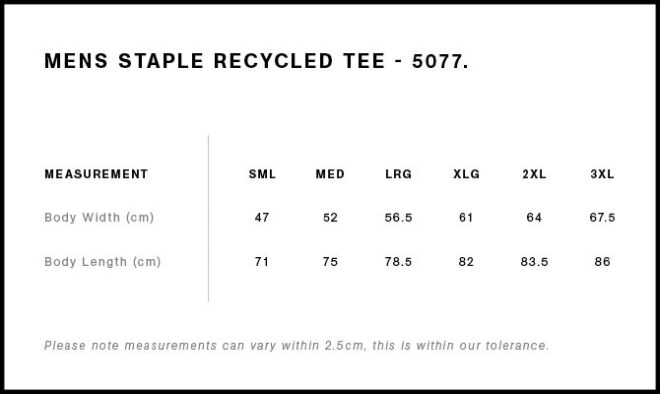 Mens Staple Recycled Tee