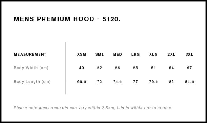 Mens Premium Hood