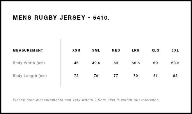 Mens Rugby Jersey