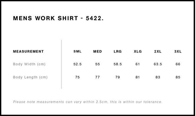 Mens Work Shirt