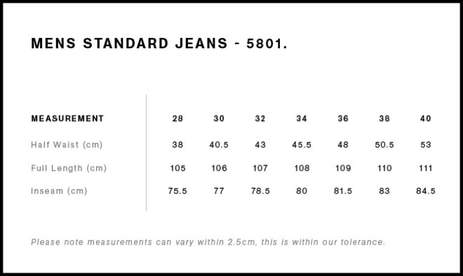 Mens Standard Jeans