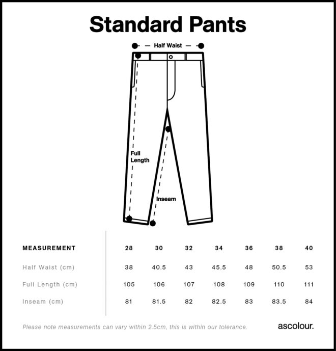 Mens Standard Pants