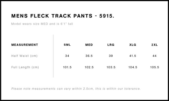 Mens Fleck Track Pants