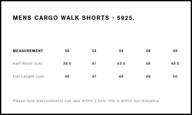 Mens Cargo Walk Shorts
