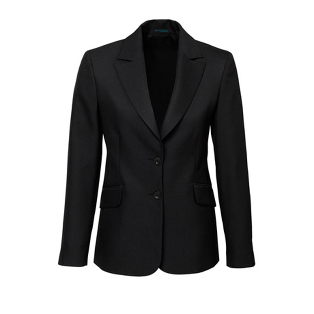 60112_black Ladies Longline Jacket