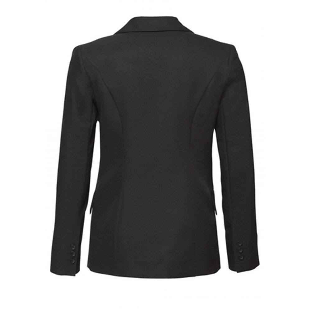 60112_charcoalback Ladies Longline Jacket