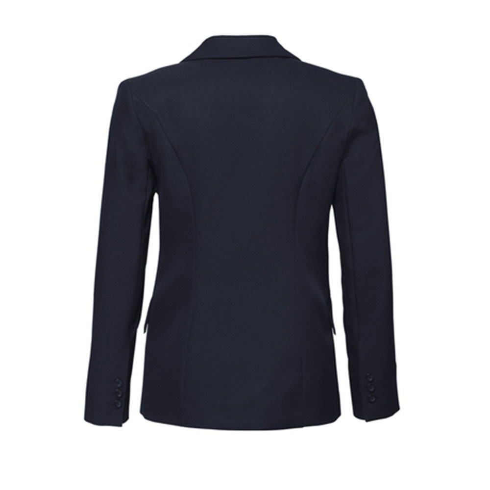 60112_navyblueback Ladies Longline Jacket