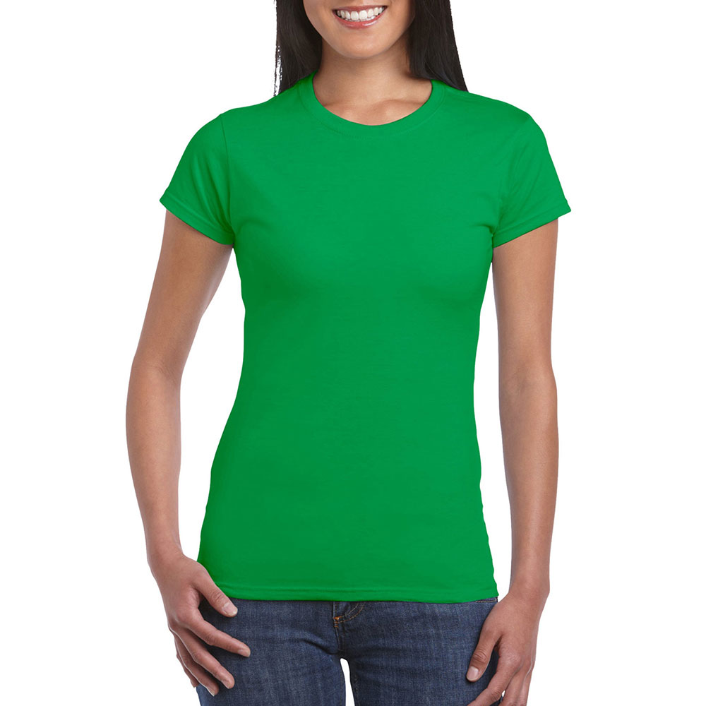 64000L_irishgreen Soft Style Ladies T-Shirt