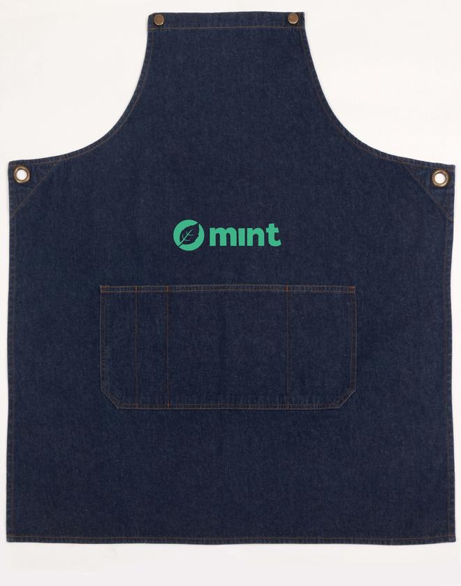 East Village Denim Bib Apron