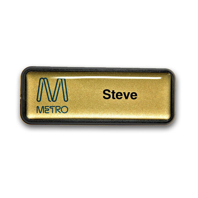 Classic Plus Name Badge 64 x 20mm