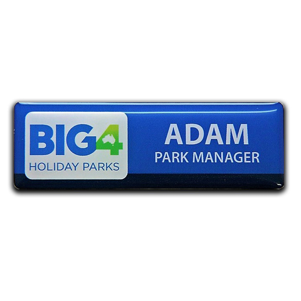 C76_sample2 Classic Name Badge 76 x 25mm