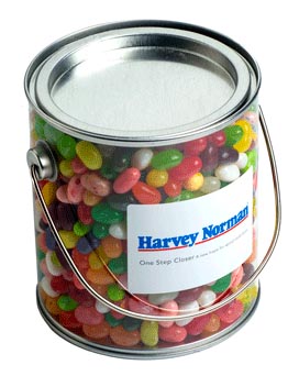 Big PVC Bucket with JELLY BELLY Jelly Beans 850g