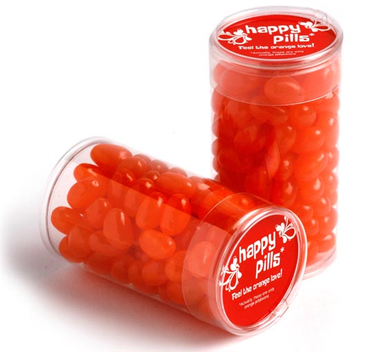 Pet Tube Filled with Jelly Beans 100G