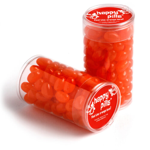 Pet Tube Filled with Jelly Beans 100G