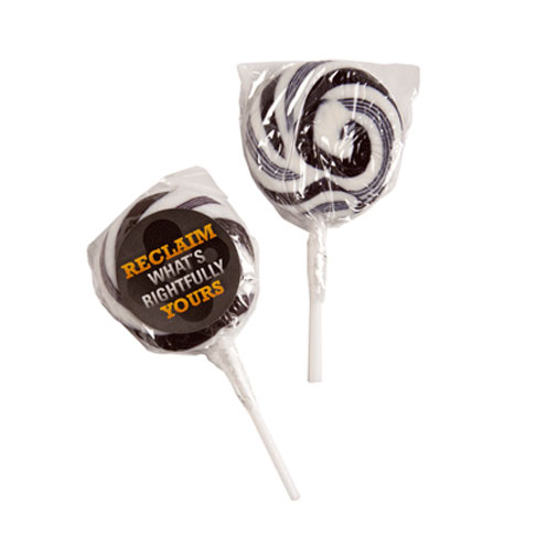 Medium Candy Lollipops – Black