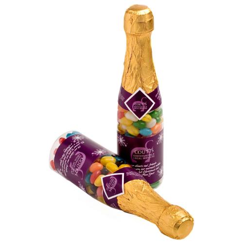 Champagne Bottle Filled with Jelly Beans 220G