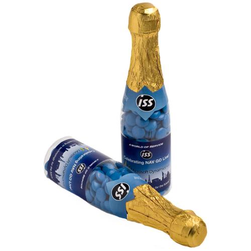 Champagne Bottle Filled with Choc Beans 220G