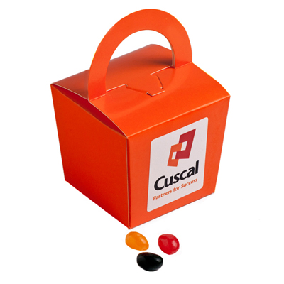 Coloured Noodle Box Filled with Jelly Beans 100G
