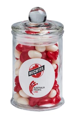Small Apothecary Jar with Mini Jelly Beans 115g