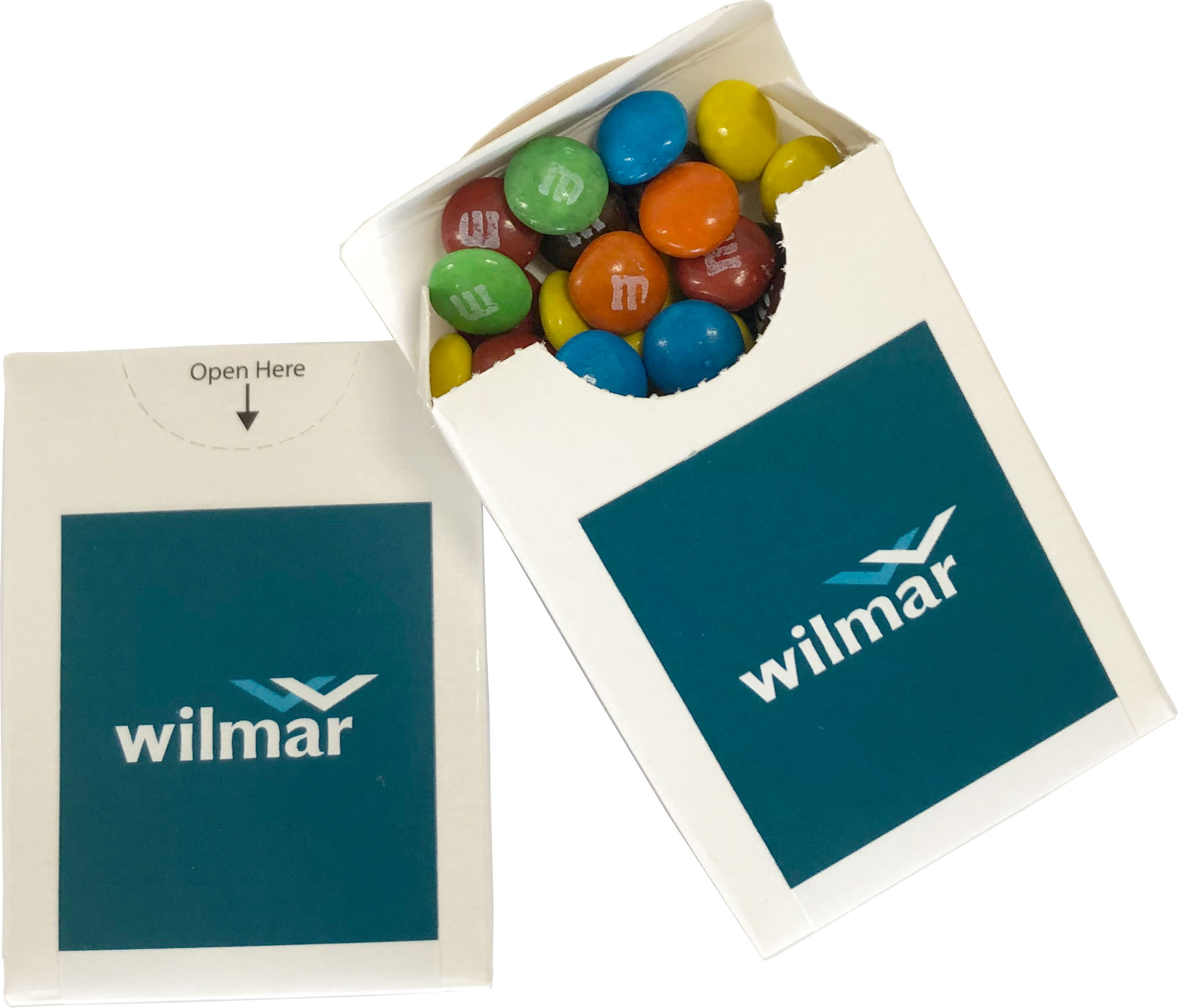 Flip Lid Cardboard Box with M&Ms 25g
