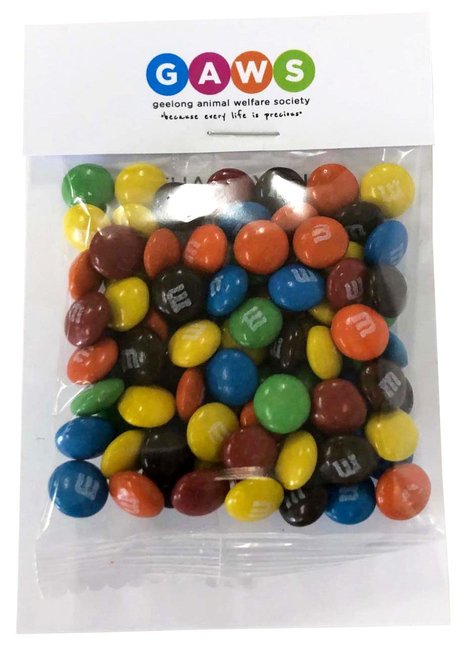 Billboard with 25g M&M Bag