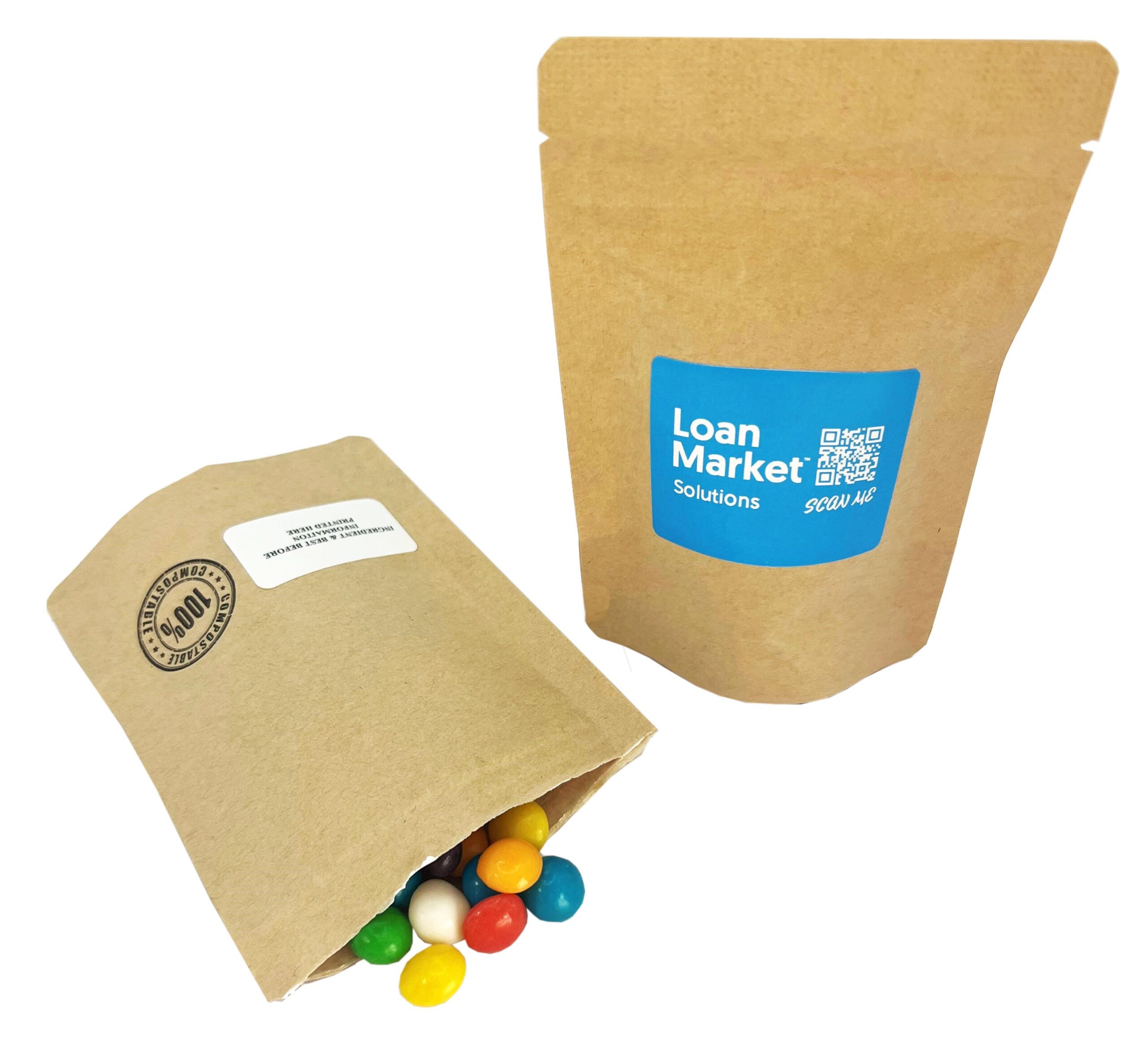 Compostable Bag with Chewy Fruit 50g
