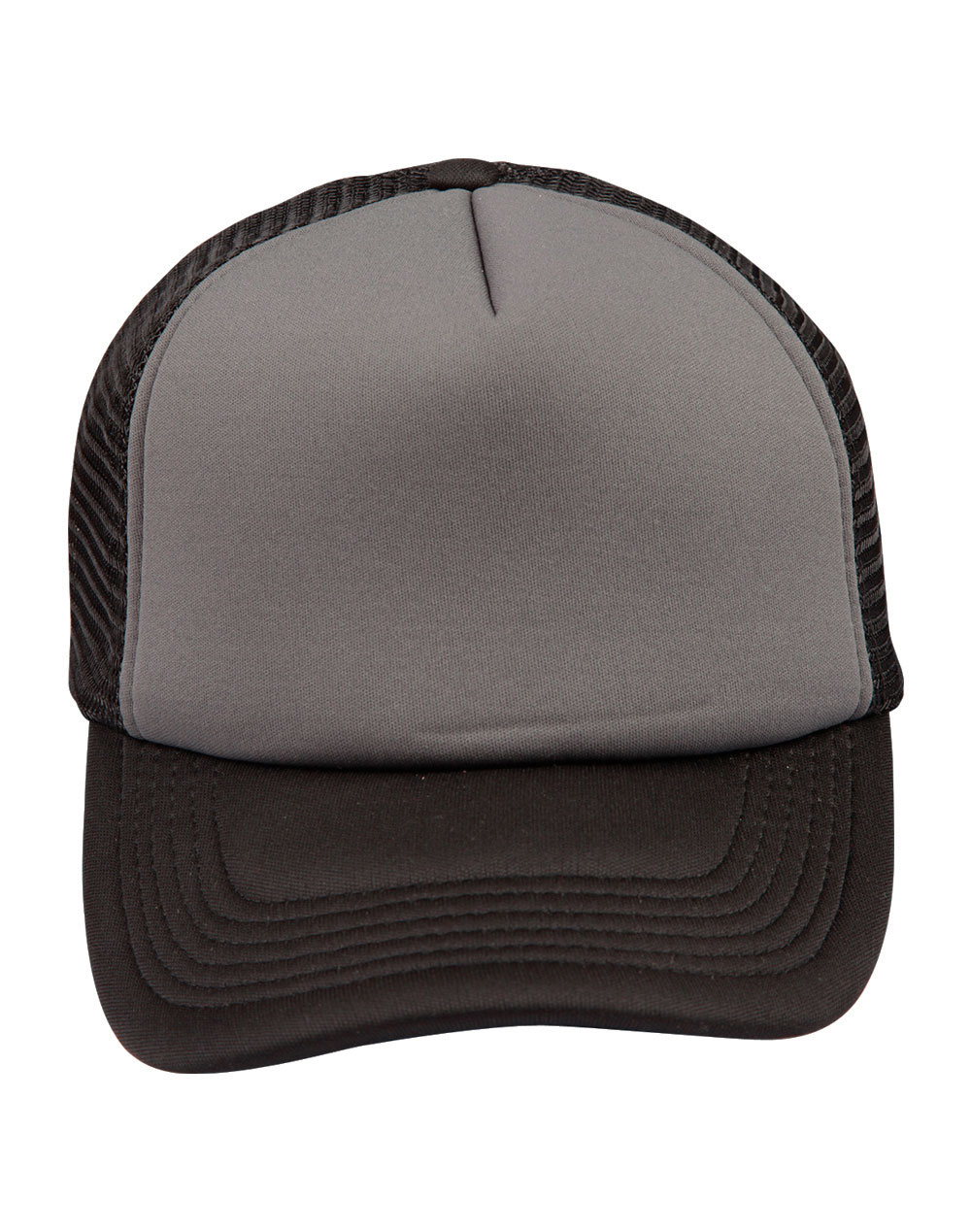 CH69_Grey.Black_l Contrast Trucker Cap