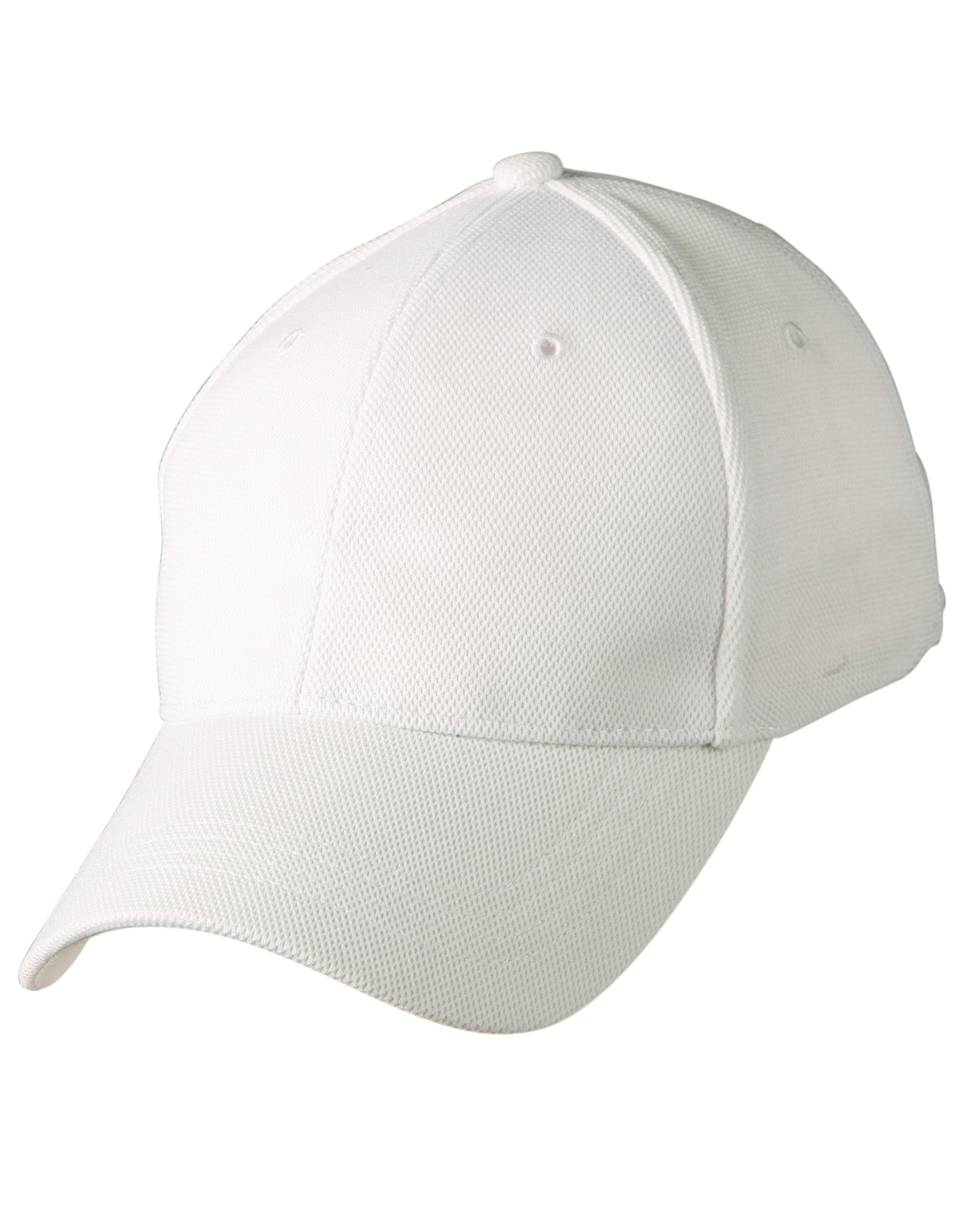 CH77_White_l Pique Mesh Cap