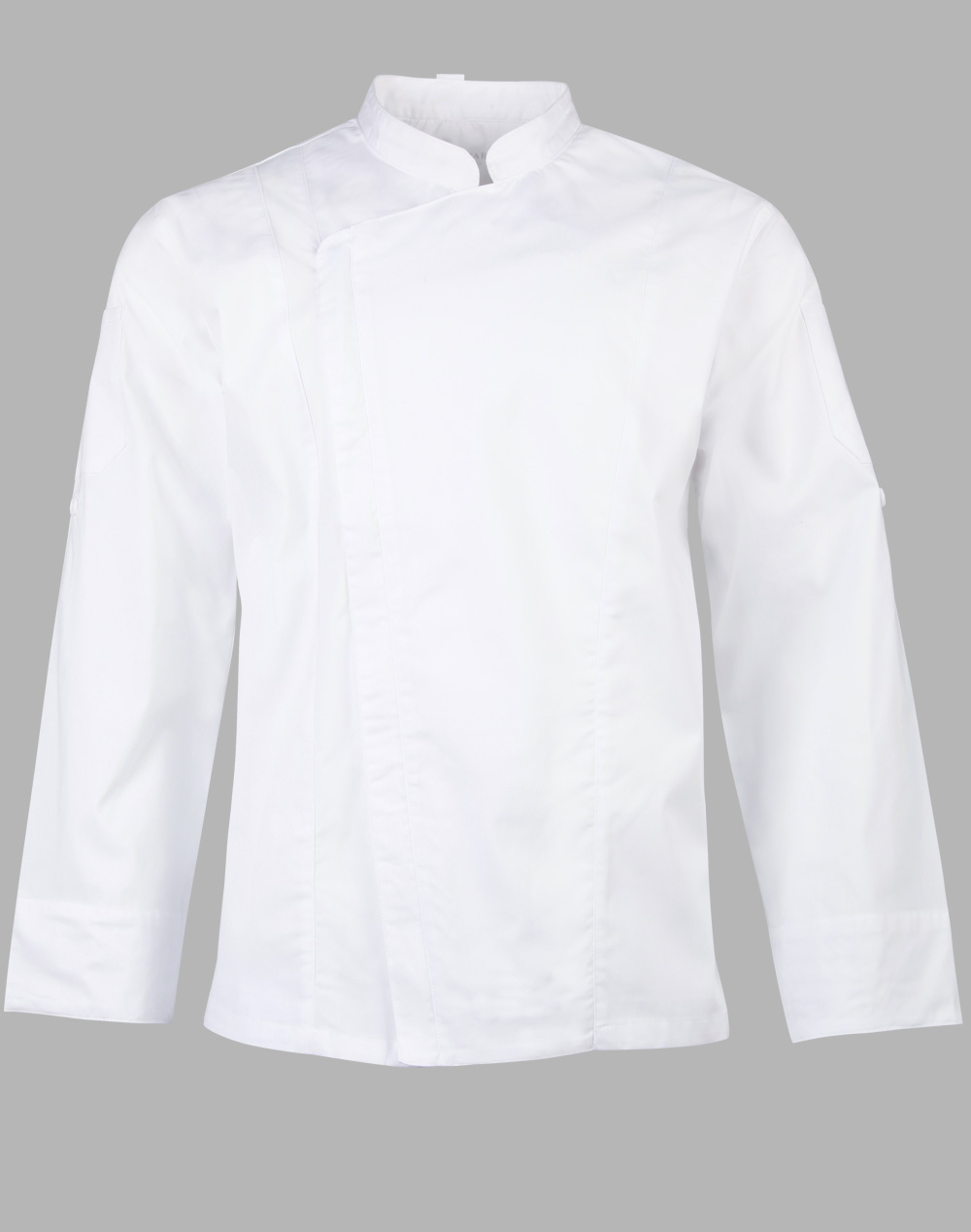 CJ03_White_l Men’s Functional Chef Jacket