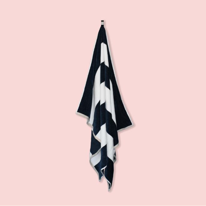 Cotton Velour Jacquard Beach Towel