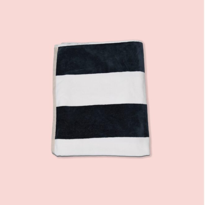 Cotton Velour Jacquard Beach Towel