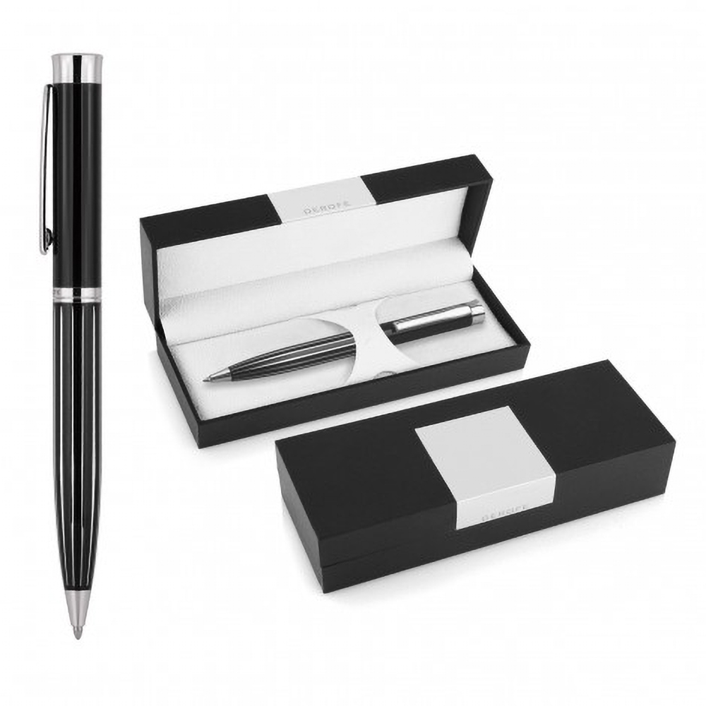 DER101_group Derofe Stripe Black Ballpoint Pen
