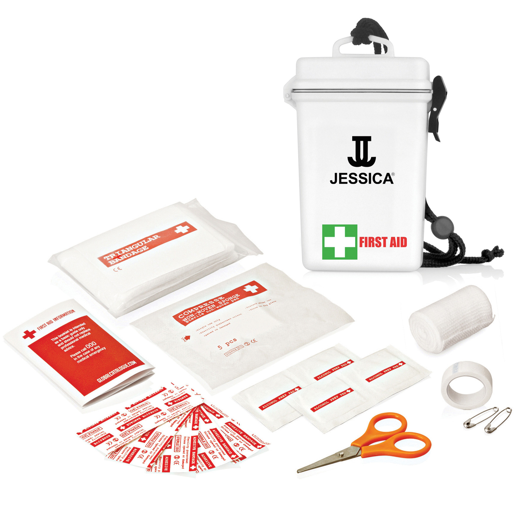 First Aid Kit Waterproof 21pc