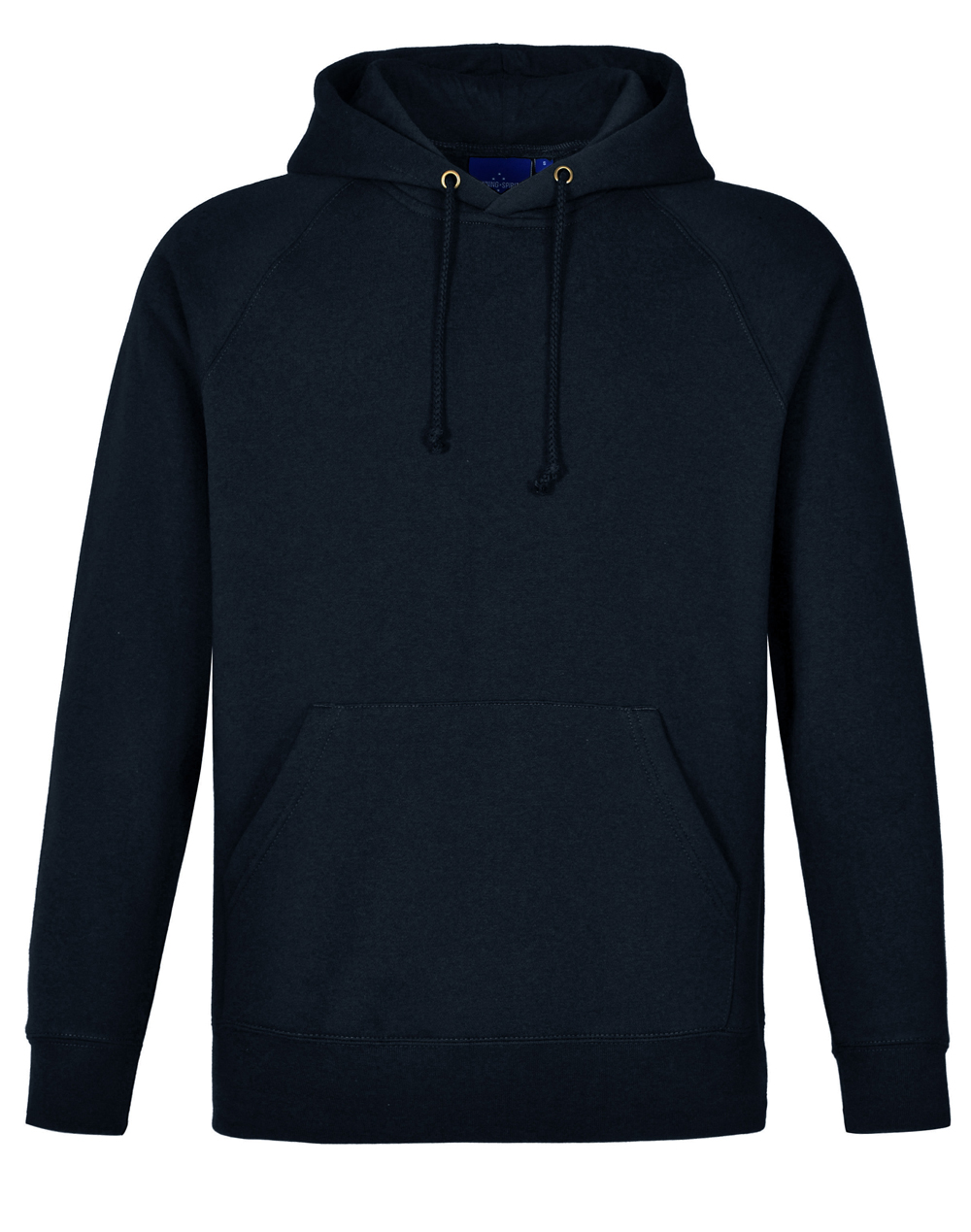 FL07_Navy_l Men’s Close Front Fleecy Hoodie