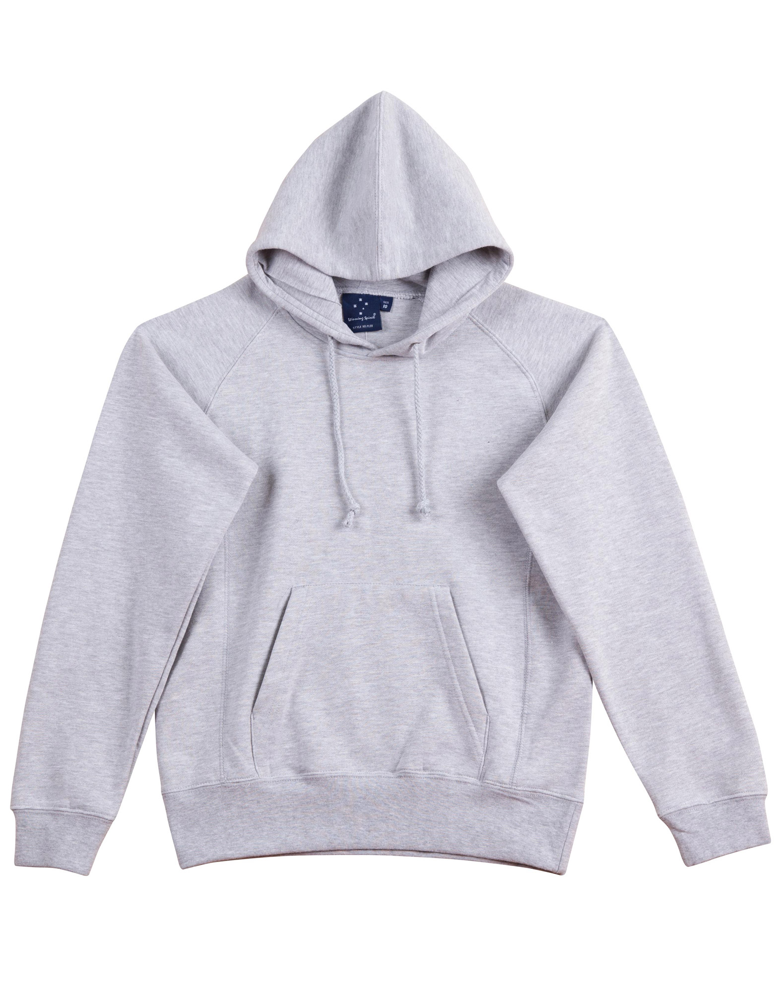 Ladies Close Front Fleece Hoodie