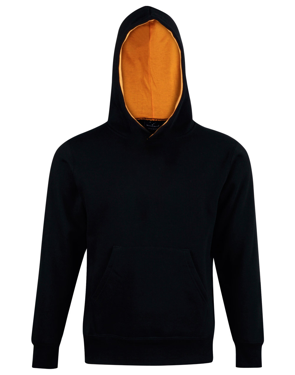 FL09K_BlackGold_l Passion Fleece Hoodie Kids’