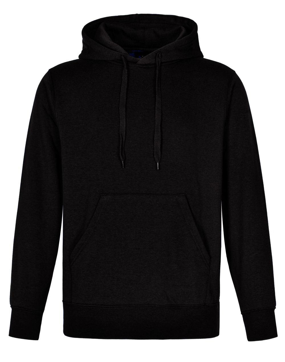 FL09_BlackBlack_l Passion Fleece Hoodie – Unisex