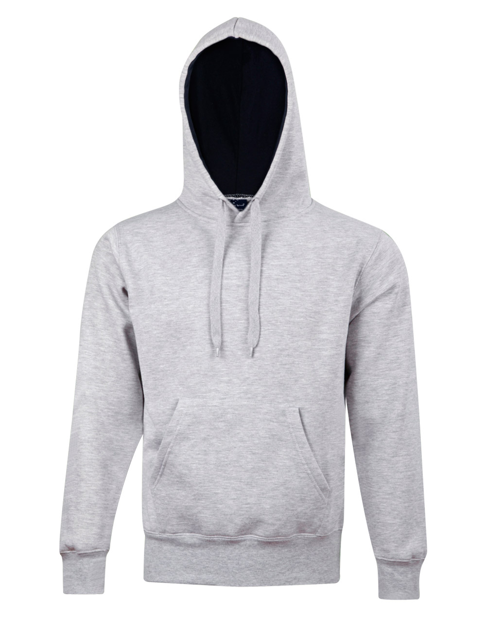 FL09_GreyNavy_l Passion Fleece Hoodie – Unisex