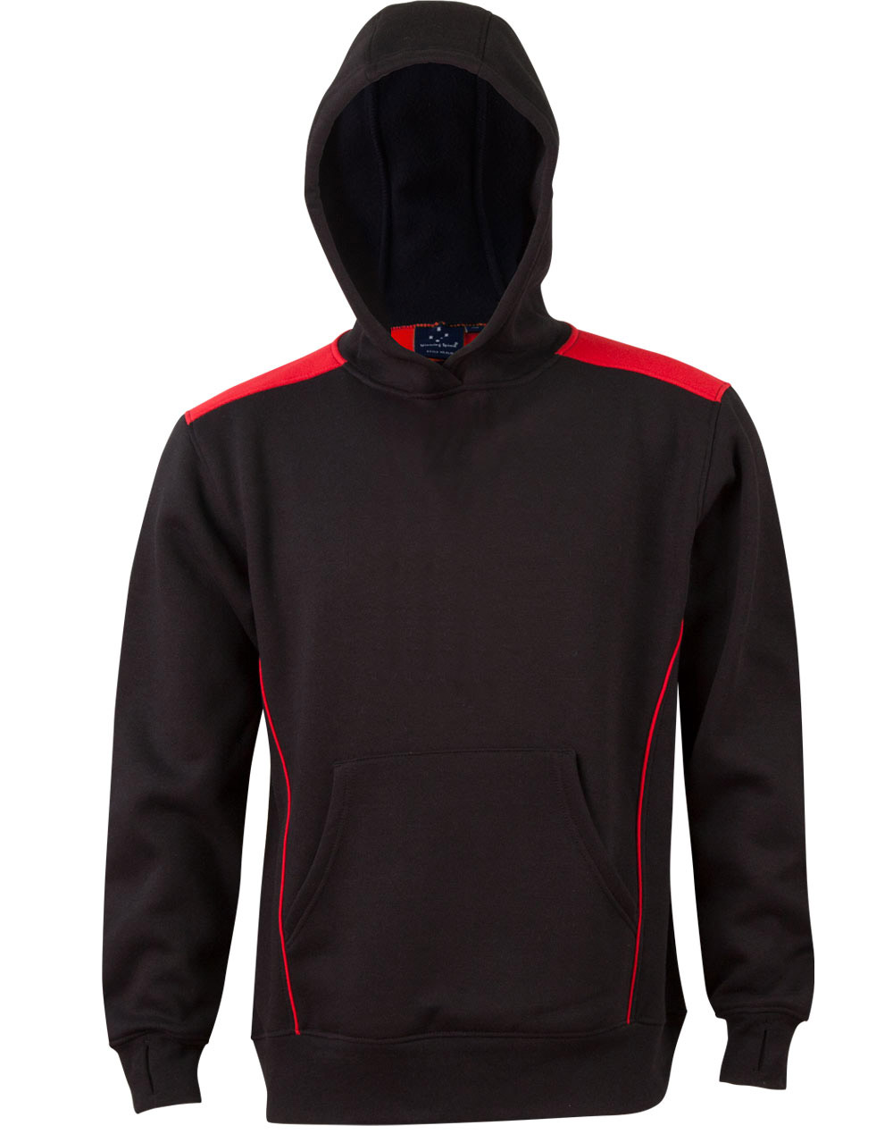 FL19K_BlackRed_l Croxton Hoodie Kid’s
